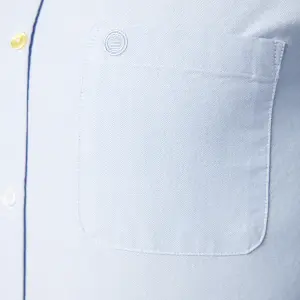 Chemise manches longues unie Serge Blanco image-4