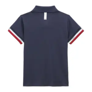 Children's plain pique polo shirt Serge Blanco image-1