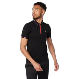 Pólo desportivo de manga curta simples Serge Blanco image-0