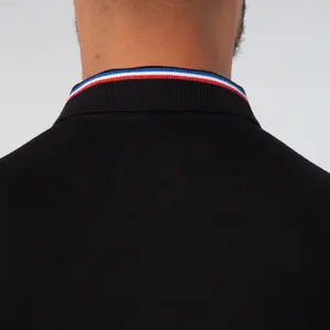 Pólo desportivo de manga curta simples Serge Blanco image-4