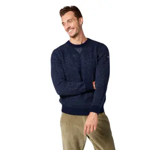Plain round-neck sweater Serge Blanco image-0