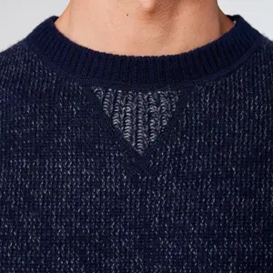 Plain round-neck sweater Serge Blanco image-1