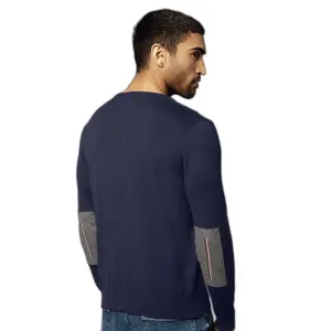 Jersey liso de cuello redondo Serge Blanco image-0