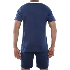 Ensemble pyjama court avec t-shirt col tunisien Vintage Serge Blanco image-3