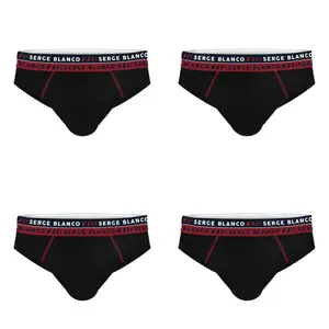 Calcinhas francesas Serge Blanco (x4) image-0