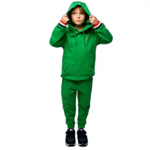 Children's plain fleece sweatshirt Serge Blanco image-0