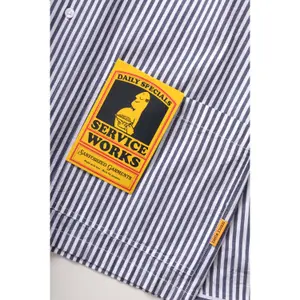 Πουκάμισο με γραμμή Service Works Poplin Waiter image-4