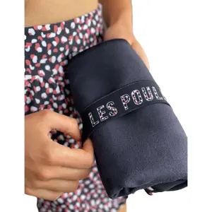 Toalha de microfibra feminina Les Poulettes Fitness motif pois xl image-4