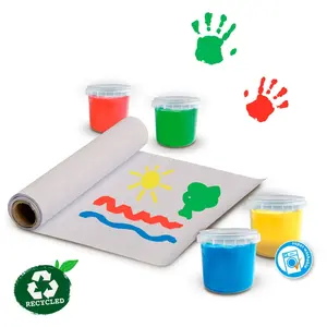 Creative activities finger painting kit with apron SES Creative Manualidades Eco image-3