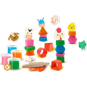 Animal stacking clay SES Creative My first image-2