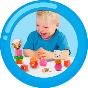 Animal stacking clay SES Creative My first image-3