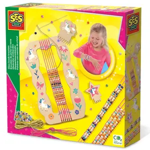 Creative activities glass bead bracelets SES Creative image-0