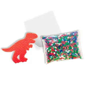 Creative activities ironing beads SES Creative T-rex image-1