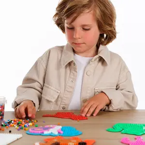 Batch of 3000 mix of glittery iron-on beads SES Creative image-1