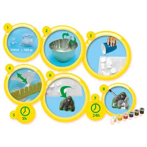 Moulding and painting creative activities - animals SES Creative image-4