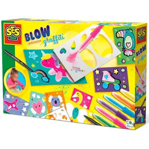 Creative activities blow airbrush graffiti SES Creative image-0