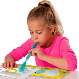 Creative activities blow airbrush graffiti SES Creative image-2