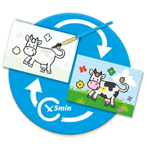 Water coloring farm animals SES Creative My first image-3