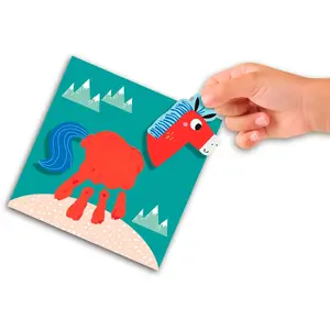 Creative activities hand and finger painting animals SES Creative image-3