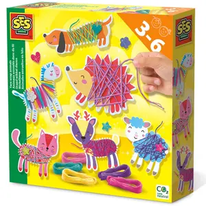 Creative activities animals wrapped in yarn SES Creative image-0