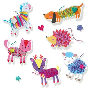 Creative activities animals wrapped in yarn SES Creative image-3