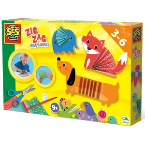 Creative activities zigzag origami animals SES Creative image-0