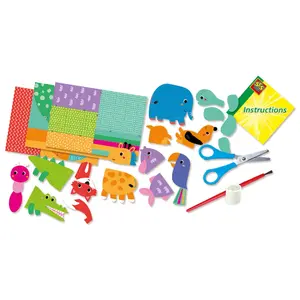 Creative activities zigzag origami animals SES Creative image-1