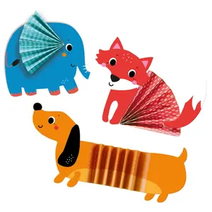 Creative activities zigzag origami animals SES Creative image-2