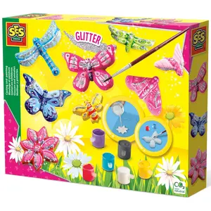 Moulding and painting creative activities - butterfly and glitter SES Creative image-0
