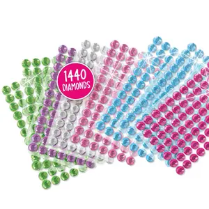 Creative diamond mosaic activities - happy animals SES Creative image-2