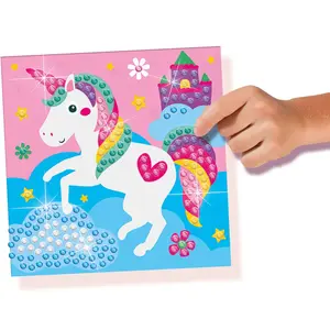 Creative diamond mosaic activities - happy animals SES Creative image-3