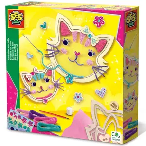 Creative activities embroidery on tulle SES Creative image-0