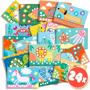 Creative activities I'm learning to glue and recognize shapes SES Creative image-3