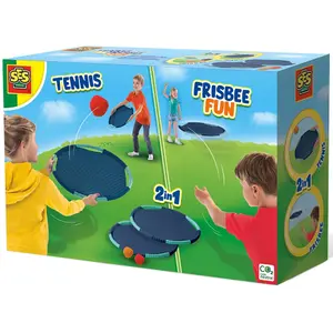 Tennis and Frisbee outdoor fun games SES Creative image-0
