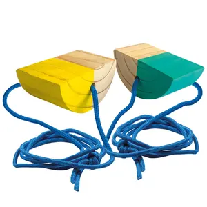 Outdoor wooden stilts SES Creative image-1