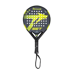 seto-padel-schlager-set-padel-raquettes-okami-grau-gelb-tu
