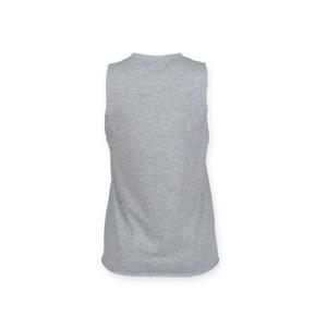 Koszulka bez rękawów z wyciętymi ramionami dla kobiet SF Clothing image-1