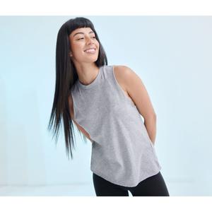 Koszulka bez rękawów z wyciętymi ramionami dla kobiet SF Clothing image-3