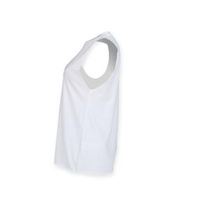 Koszulka bez rękawów z wyciętymi ramionami dla kobiet SF Clothing image-2