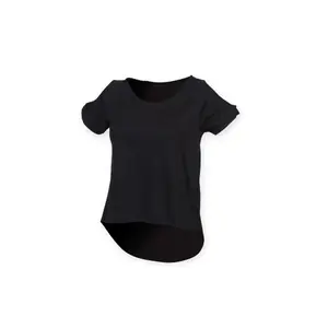 T-shirt med meget langt bagparti til kvinder SF Clothing