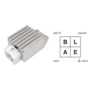 Regolatore di tensione per moto SGR Kymco 50-Peugeot 50/100 image-0