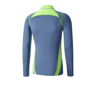 Trikot mit 1/2 Reißverschluss und Kompression Mizuno Wool image-1