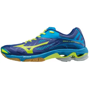Chaussures Mizuno Wave Lightning Z2 bleu/jaune/bleu clair image-1