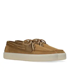 Scarpe da barca in suede donna Shabbies Amsterdam Zenne Mocca image-2