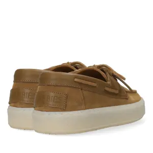 Scarpe da barca in suede donna Shabbies Amsterdam Zenne Mocca image-3