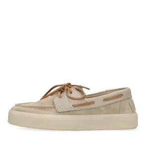 Scarpe da barca in suede donna Shabbies Amsterdam Zenne Mocca image-1