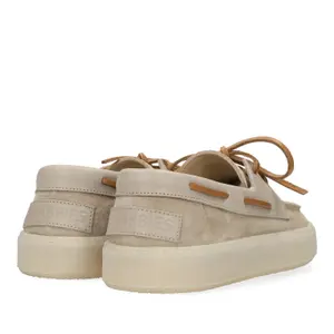 Scarpe da barca in suede donna Shabbies Amsterdam Zenne Mocca image-3