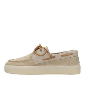 Scarpe da barca in suede donna Shabbies Amsterdam Zenne Mocca image-4