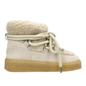Bottines en suède et fourrure de laine femme Shabbies Amsterdam Senna Lana image-0