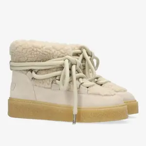 Bottines en suède et fourrure de laine femme Shabbies Amsterdam Senna Lana image-1